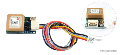 Matek SAM-M10Q u-blox M10 GNSS module with ceramic patch antenna and JST-GH 4-pin cable