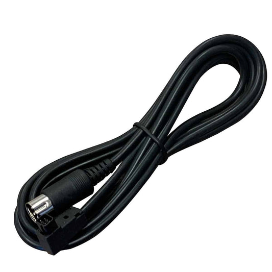 Futaba Micro-Din Trainer Cord Accessory, black coiled cable with micro-DIN plug and molded connector