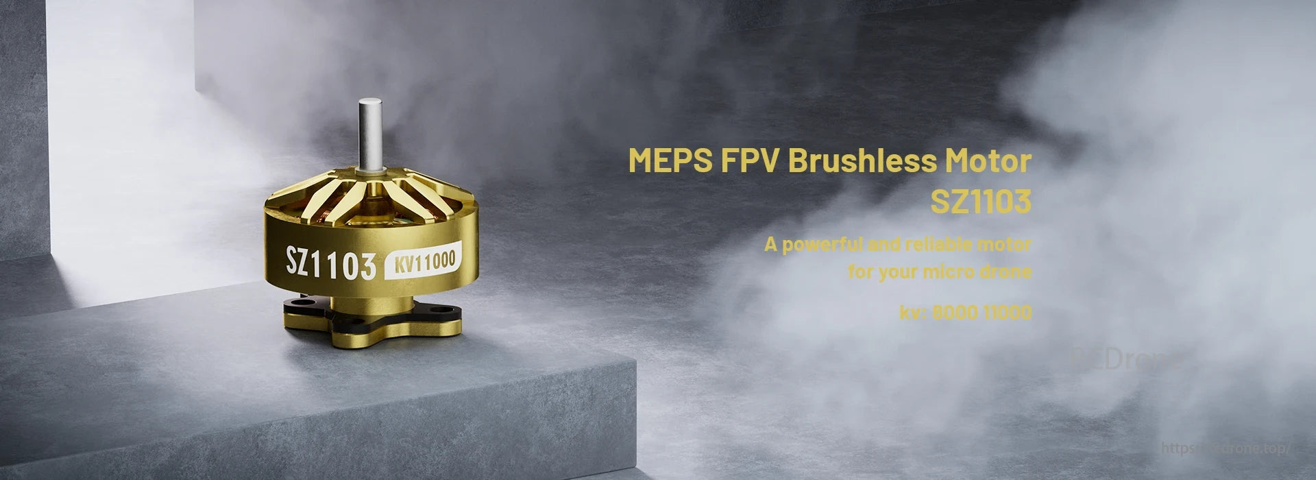 MEPS 1103 8000KV / 11000KV 3S Brushless FPV Motor, MEPS FPV Brushless Motor SZ1103, powerful for micro drones.