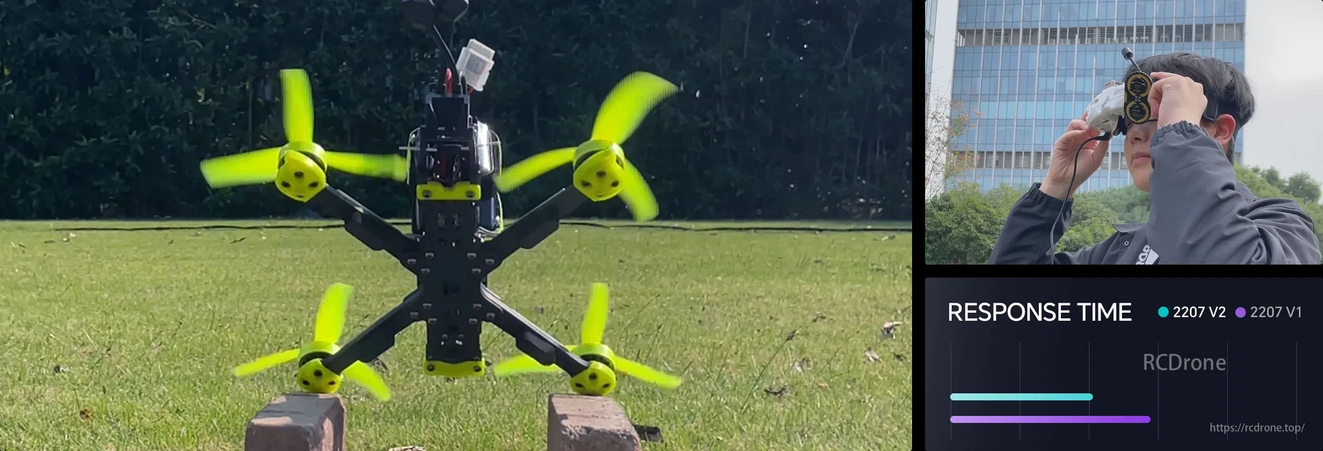 sz-2207-v2-drone-motor-response-time-pc MEPS SZ2207 V2 4PCS FPV Motor, This 2207 motor is a cost-effective and durable option for a racing drone, suitable as a 6S or 4S brushless motor.