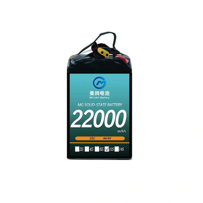 MG 22000mAh 12S 25C Solid State Battery 44.4V for Drones