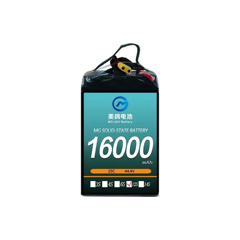 MG Solid-State Battery 16000mAh 25C 44.4V 12S
