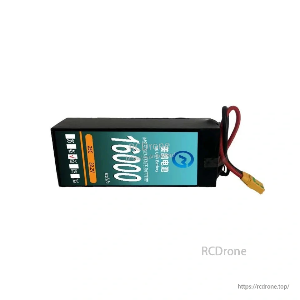 MG UAV 16000mAh 25C 6S/12S/14S Solid State Lipo Battery for Large Load VTOL Fixed-Wing Fire-Fighting Drone