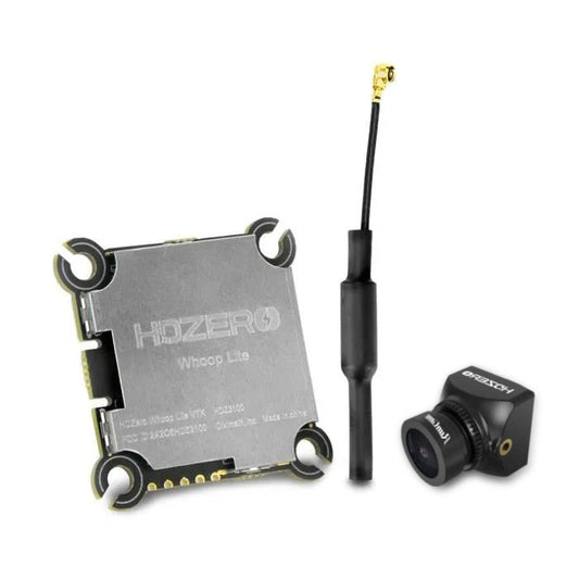 HDZero Whoop Lite VTX board with U.FL antenna and micro HD camera kit for FPV whoop builds