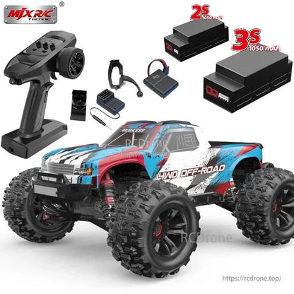 MJX Hyper Go 1/16 Brushless RC Car 4WD, 2845 Motor, 45A ESC, 45km/h, 2.4G Remote, 7.4V 1050mAh, Models 16208/16209