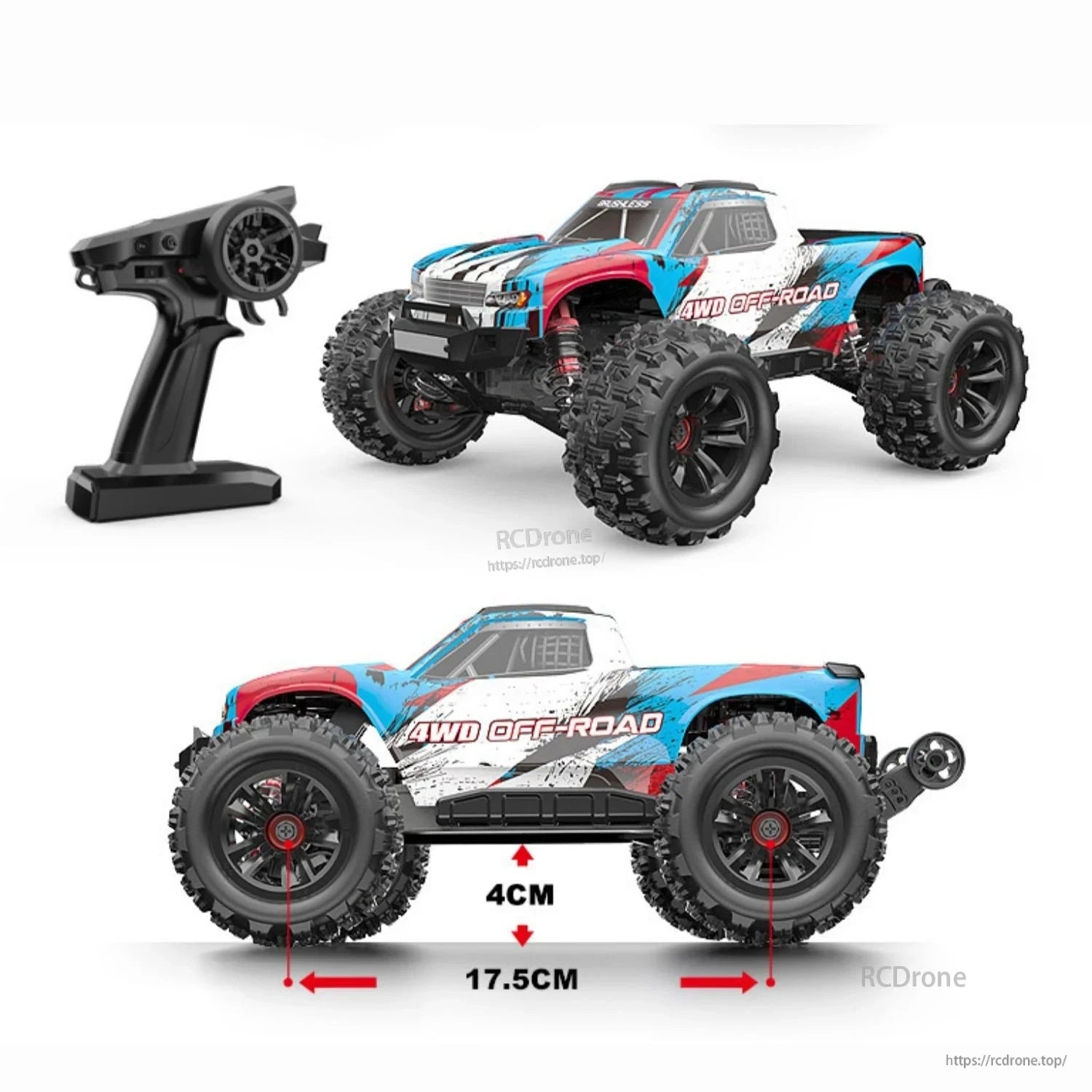 MJX Hyper Go 1/16 Brushless RC Car, The MJX Hyper Go is a 1/16 scale brushless RC car with 4WD, reaching speeds of up to 45km/h.