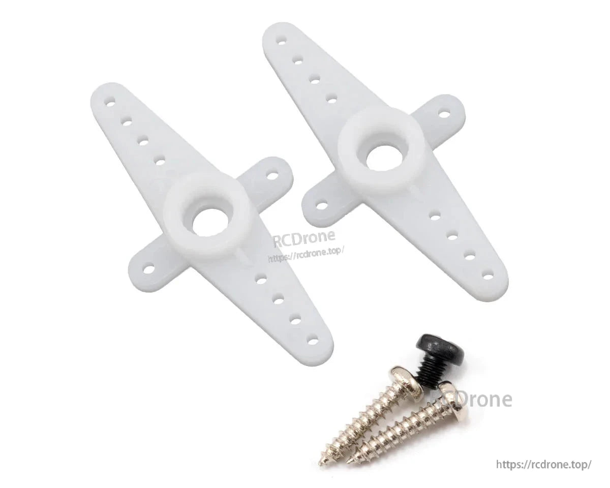 MKS DS6100 Servo, White servo mounts with screws for drone assembly