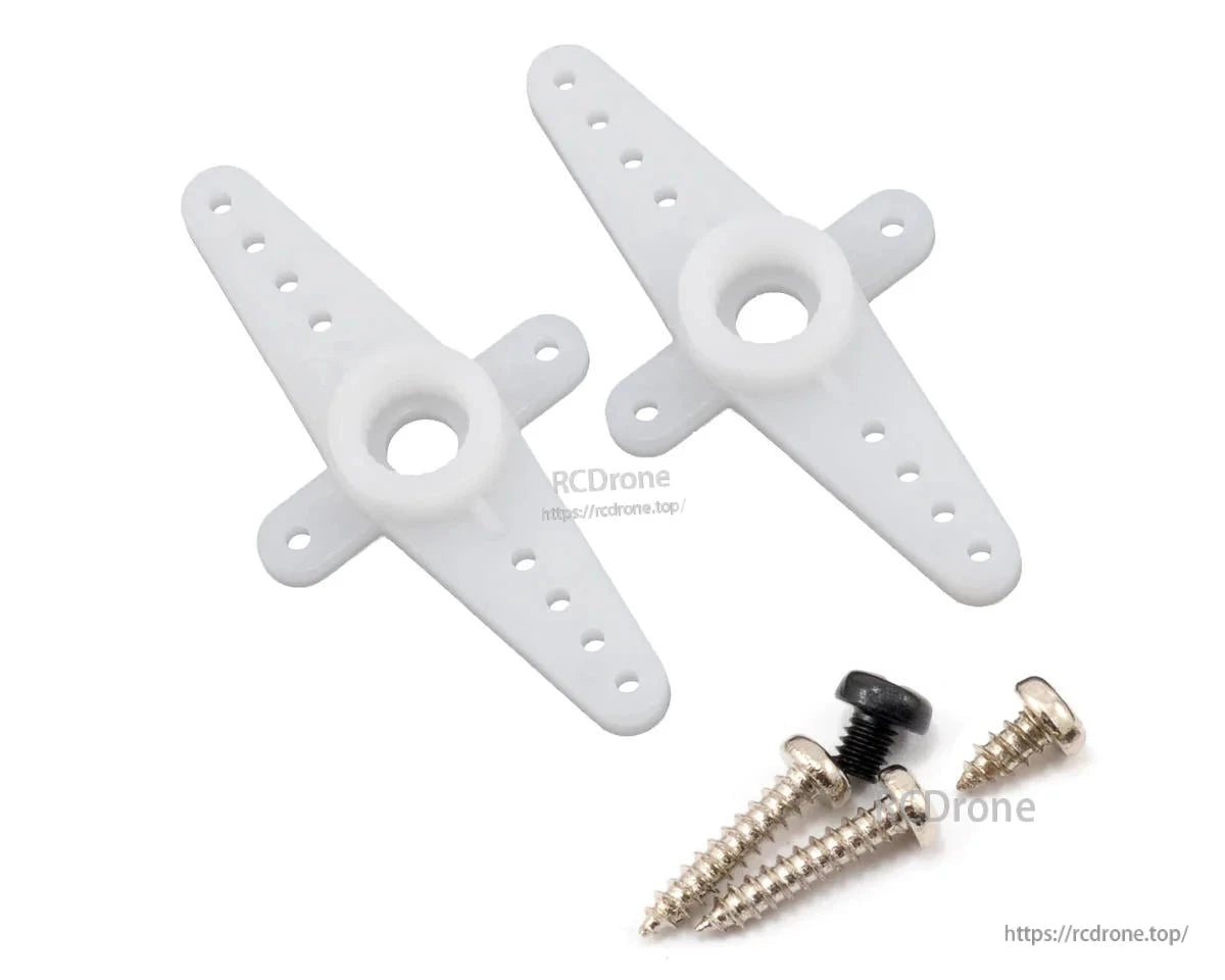 MKS DS6125E Servo, White plastic servo mounts with screws included