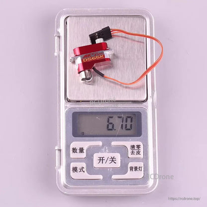 MKS DS65K Digital Servo Motor for DLG/F3K Glider Wing, 8.5mm, 3.5-6.0V, 2.20 kg-cm
