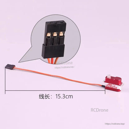 MKS DS75K Digital Micro Servo, MKS DS75K: 7.5g coreless digital micro servo with metal gears, measuring 23x9x16.7mm and a 15.3cm cable.