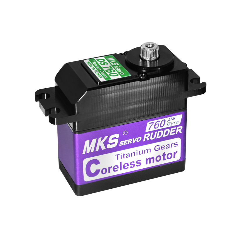 MKS DS760 Digital Servo Motor Coreless Tail/Rudder Servo for RC Helicopters, 760us/560Hz, 4.8-7.0V