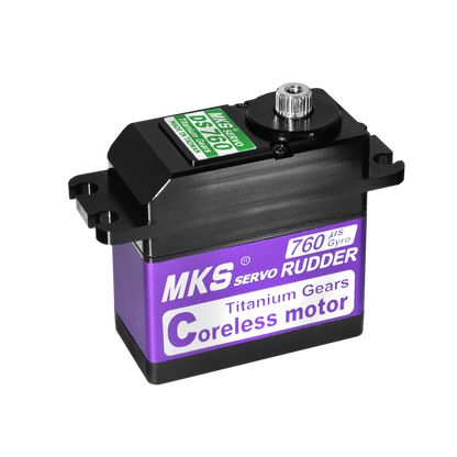 MKS DS760 Digital Servo Motor Coreless Tail/Rudder Servo for RC Helicopters, 760us/560Hz, 4.8-7.0V
