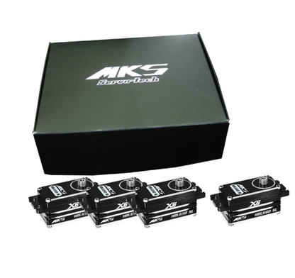 MKS HBL650SL x3 + HBL680SL x1 Servo, MKS Servo-tech brushless metal gear servo combo pack