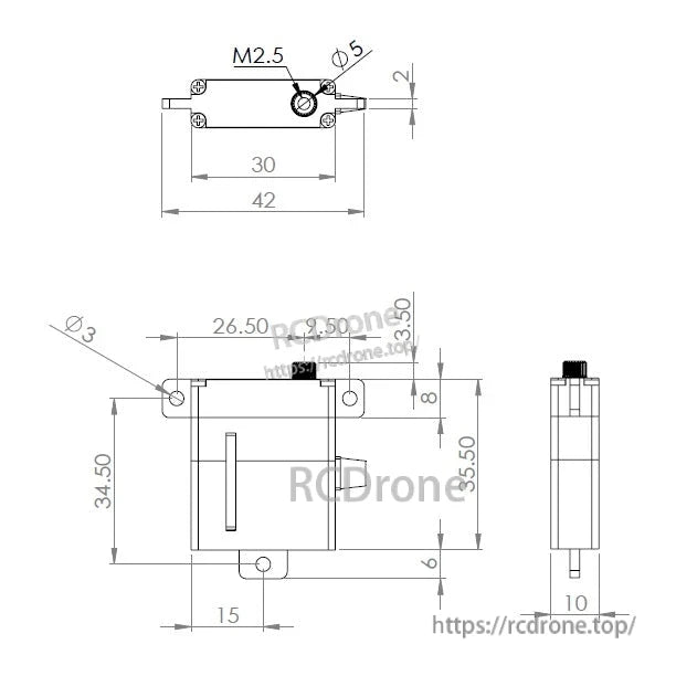MKS HBL6625 Servo, MKS HBL6625 servo motor with titanium gear and CNC aluminum case