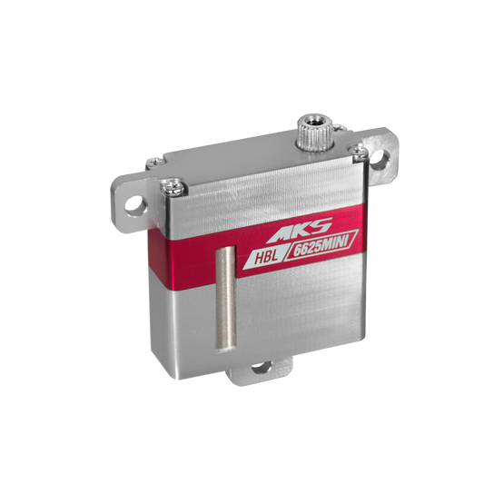 MKS HBL6625 Mini Titanium Gear Glider Wing High Voltage Servo Motor, Brushless, 6.0V–8.4V, 6.0 kg-cm