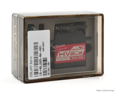 MKS HBL665 High Voltage Brushless Digital Servo Motor for RC Helicopter Cyclic, 6.0-8.4V