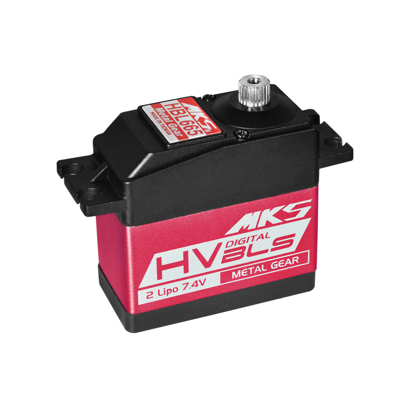 MKS HBL665 High Voltage Brushless Digital Servo Motor for RC Helicopter Cyclic, 6.0-8.4V