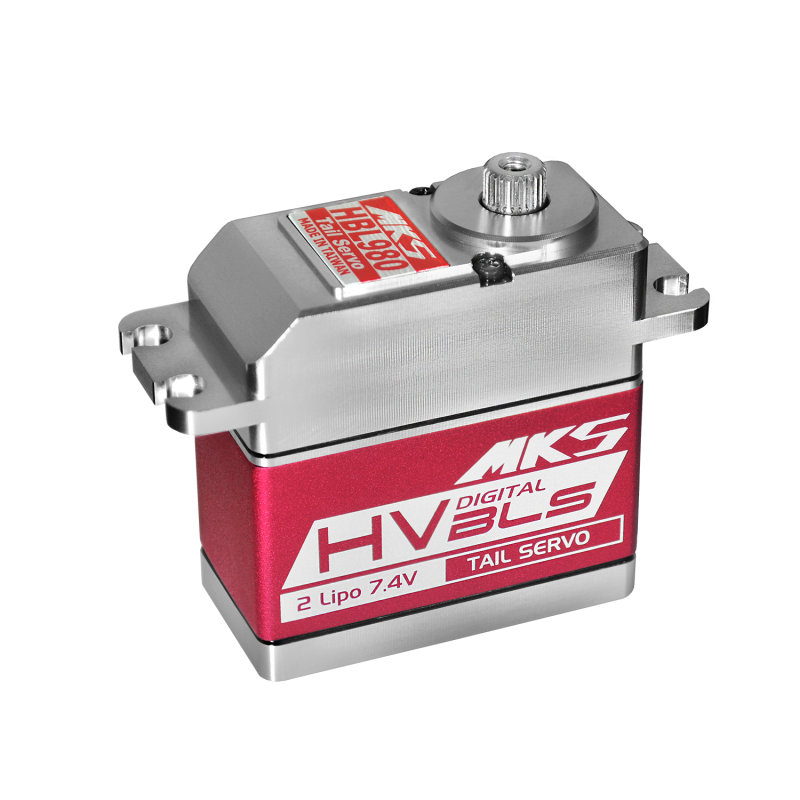 MKS HBL980 Servo Motor for RC Helicopter Tail Rotor, 6.0V-8.4V, 760us/560Hz, Brushless, Metal Gear