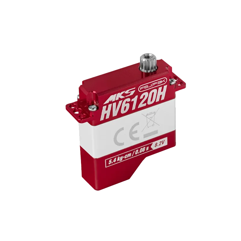 MKS HV6120H Digital Wing Servo Coreless Metal Gear High Voltage RC Glider Servo Motor