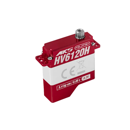MKS HV6120H Digital Wing Servo Coreless Metal Gear High Voltage RC Glider Servo Motor