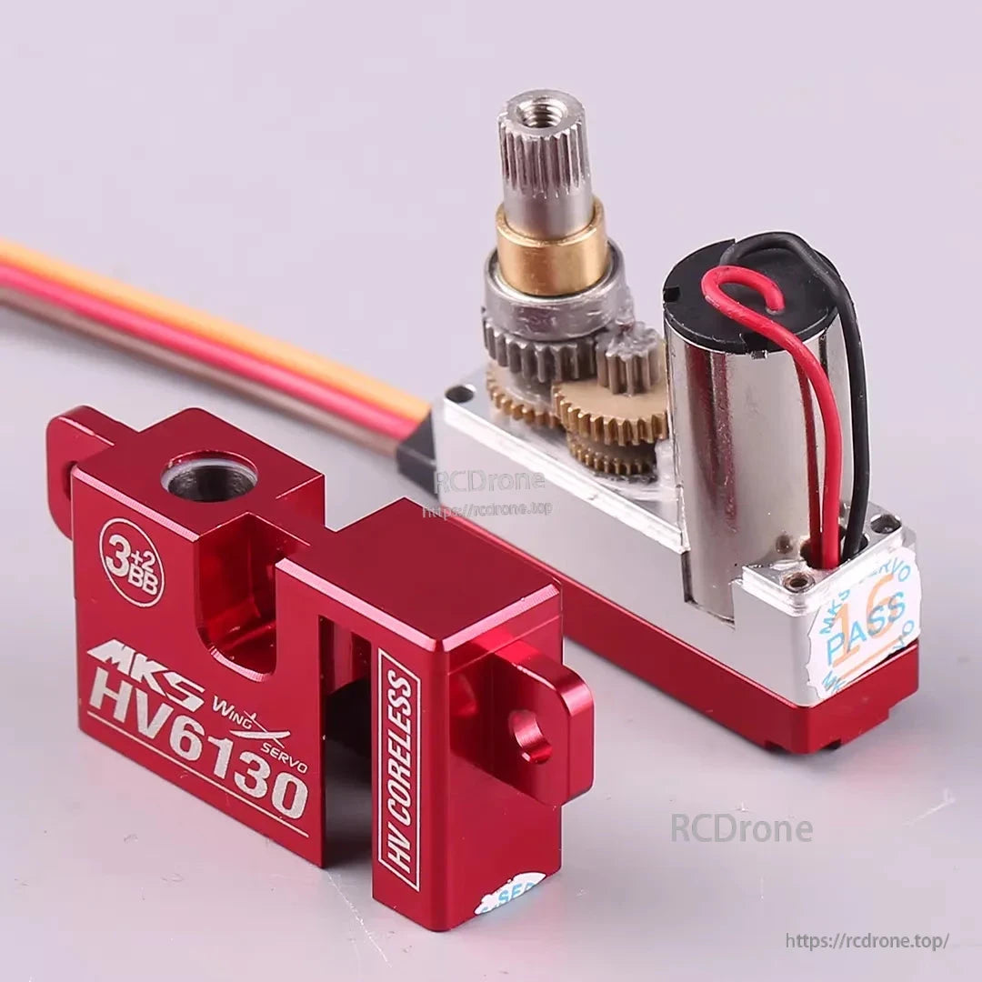metal gear servo motor MKS HV6130 Coreless Metal Gear Digital Wing Servo Motor 6V-8.4V High V –  RCDrone