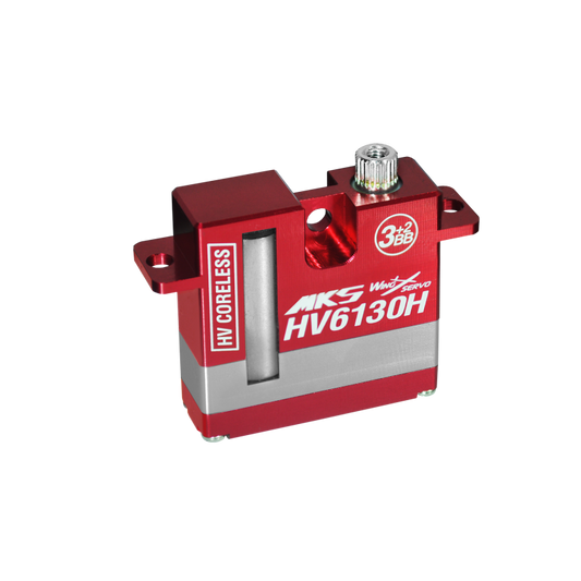 MKS HV6130H Coreless Metal Gear Digital Wing Servo Motor, High Voltage 6.0–8.4V, 10mm Glider Servo