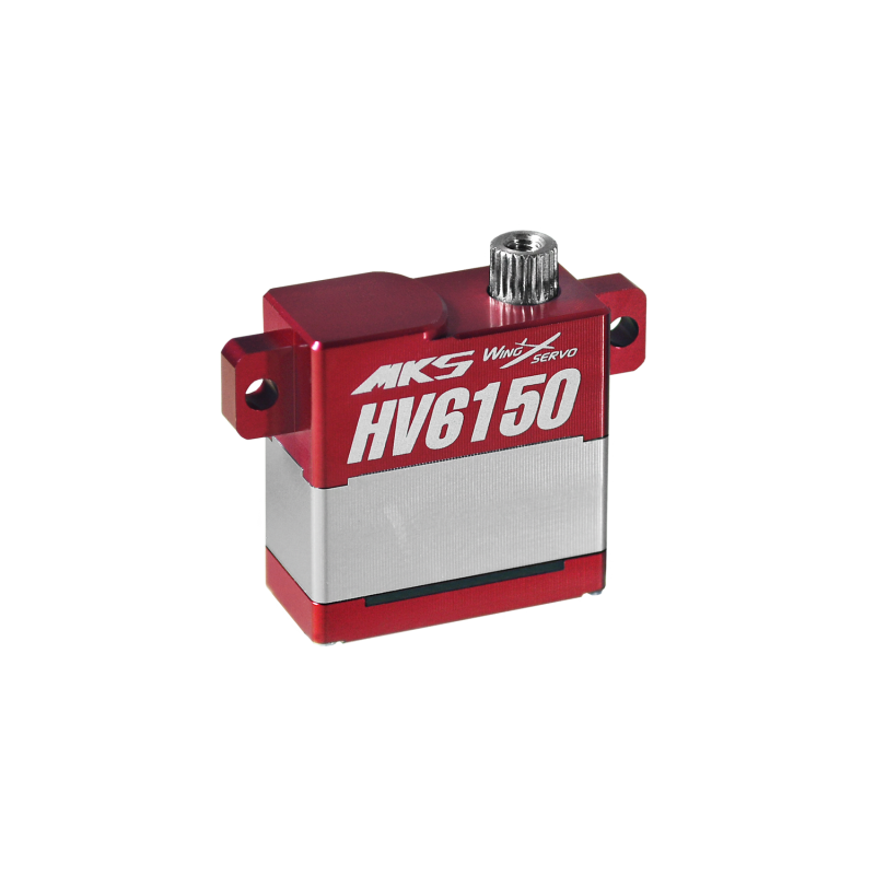 MKS HV6150 High Voltage Digital Wing Servo Motor, Metal Gear, Coreless, 10.9 kg-cm Torque, 4.8–8.4V
