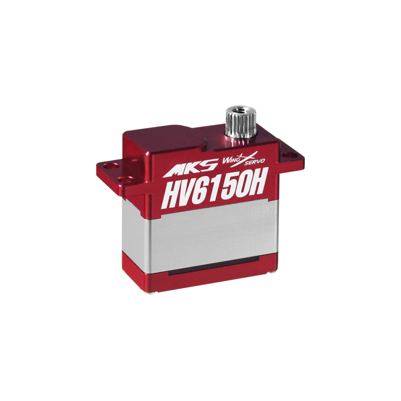 MKS HV6150H 메탈 기어 고전압 디지털 서보 모터, 코어리스, 4.8–8.4V, 10.9 kg-cm, 0.159초