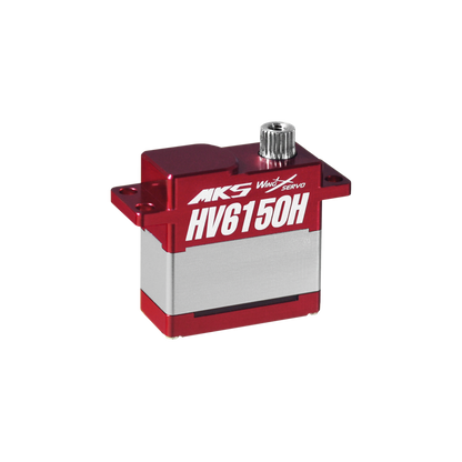 MKS HV6150H 메탈 기어 고전압 디지털 서보 모터, 코어리스, 4.8–8.4V, 10.9 kg-cm, 0.159초