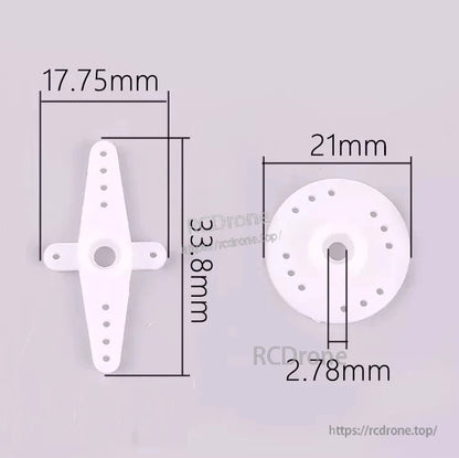 MKS HV6160 Servos Motor Metal Gear High Voltage Digital Wing Servo 18.6kg-cm 0.133s for Thin Wings