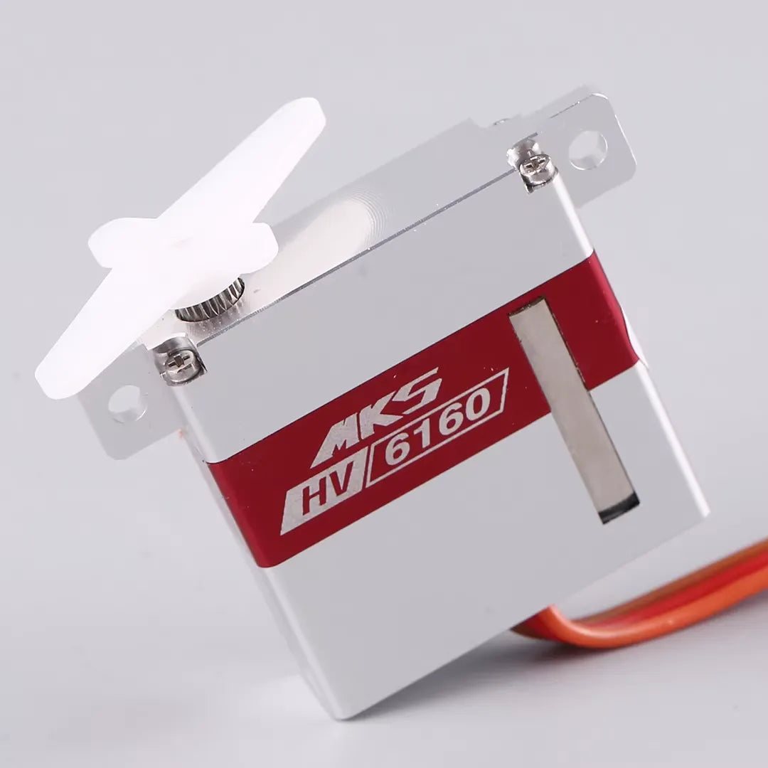 MKS HV6160 Servos Motor Metal Gear High Voltage Digital Wing Servo 18.6kg-cm 0.133s for Thin Wings