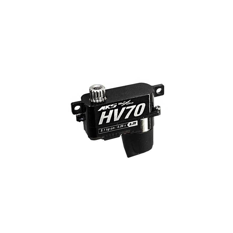 MKS HV70 Servos Motor High-Voltage Micro Servo - Metal Gears, 3.1 kg-cm (43.1 oz-in), 5.4 g, for light aircraft