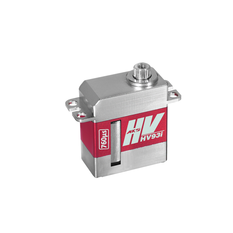 MKS HV93i HV Micro Tail Servo Motor for Gyro RC Helicopter, 6.0-8.4V, Coreless, Metal Gear
