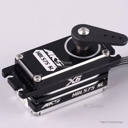 MKS X6 HBL575SL brushless titanium gear low profile servo motor