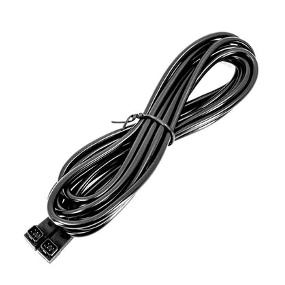Futaba MM-TC micro-to-micro trainer cord for RC transmitter buddy box setup, coiled cable on white