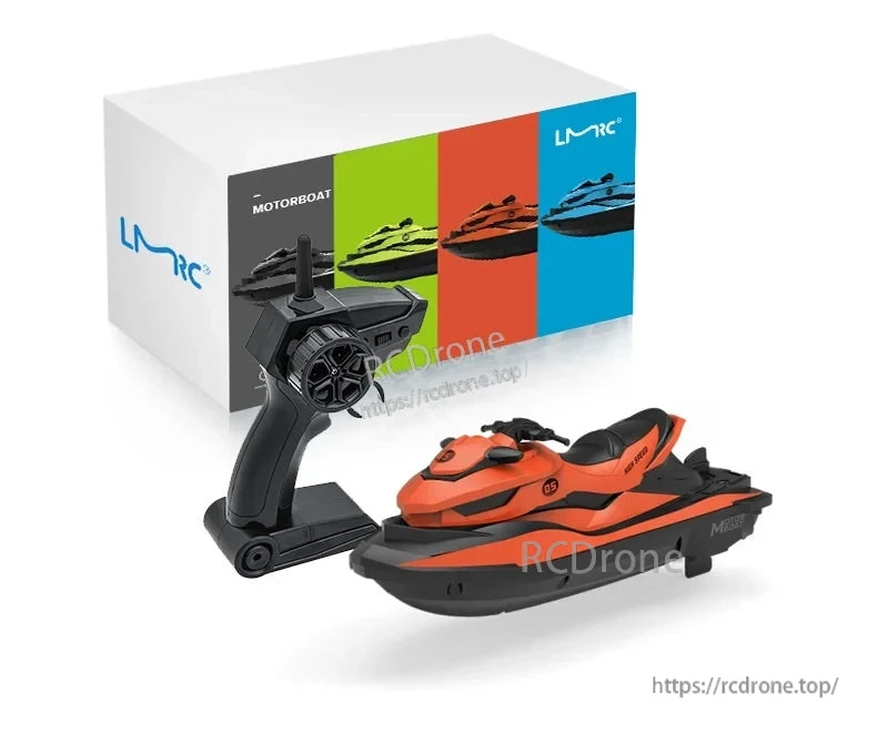 Jetki Mini MN MODEL LM13-A Mini Jet Ski RC Boat 2.4G High-Speed Motorboat, 50m Ra ...
