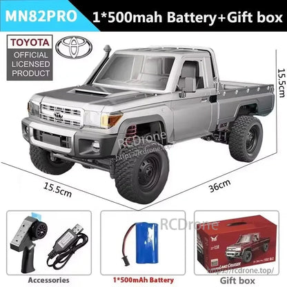 MN82/MN82 Pro/MN82S LC79 1/12 2.4G Full-scale 4-wheel drive RC Truck with Two-stage shifting & Proportional Control