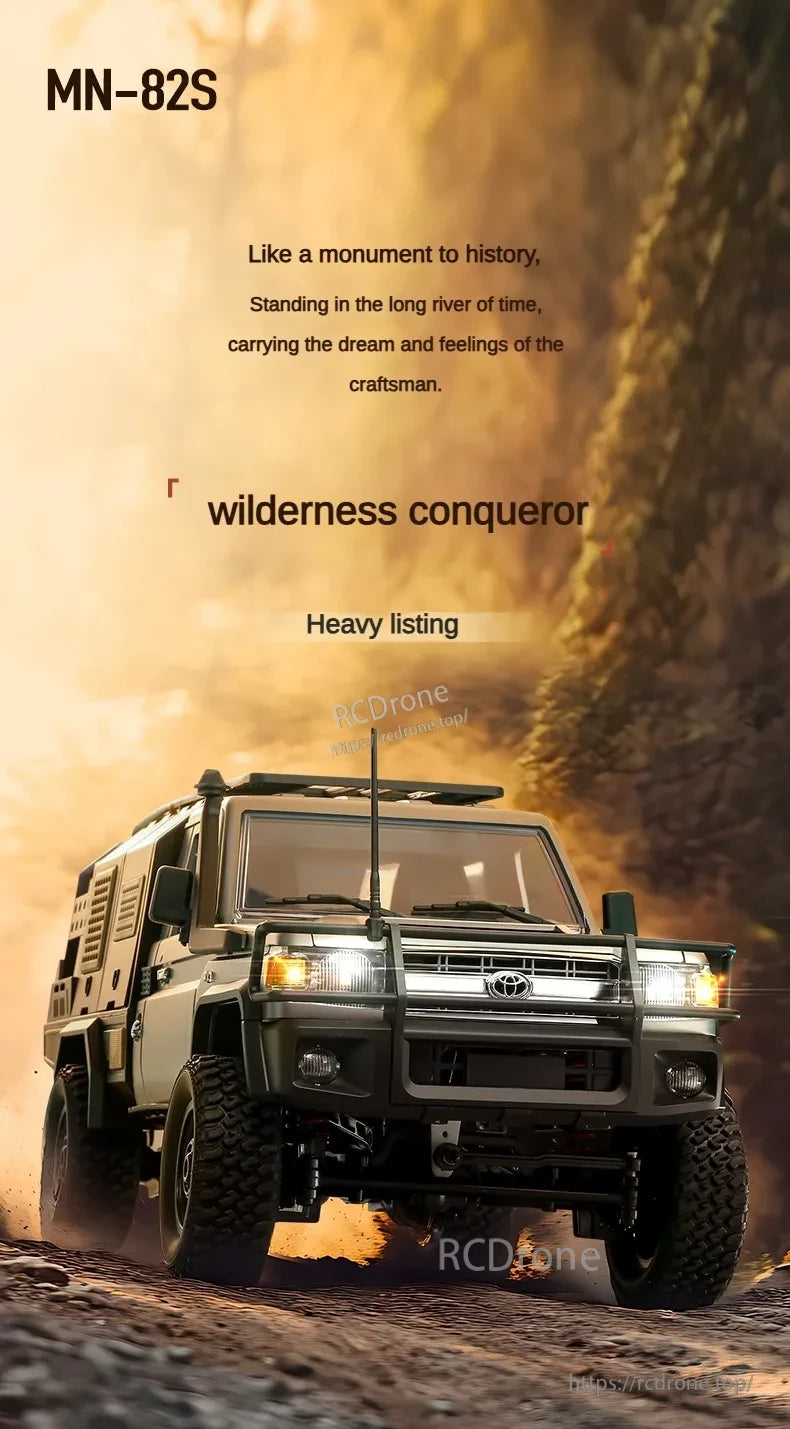 MN82 Pro RC Truck, MN-82S wilderness conqueror heavy listing RC truck