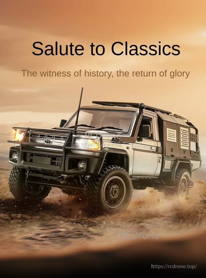 MN82 Pro RC Truck, Salute to Classics: Witness of history, return of glory.