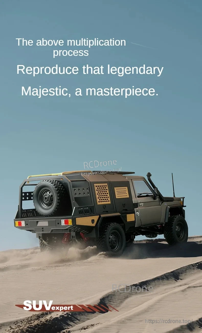 MN82 Pro RC Truck, Reproduce legendary Majestic, a masterpiece. SUV expert.