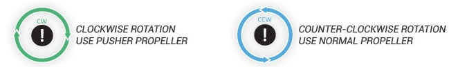 ../_images/MOTORS_CW_CCWLegend.jpg CLOCKWISE ROTATION USE PUSHER PROPELLER USE NO