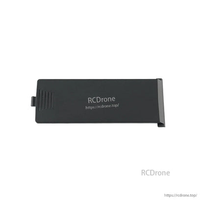 MT12 Surface Radio Battery Cover replacement panel with RCDRone logo, black plastic top view