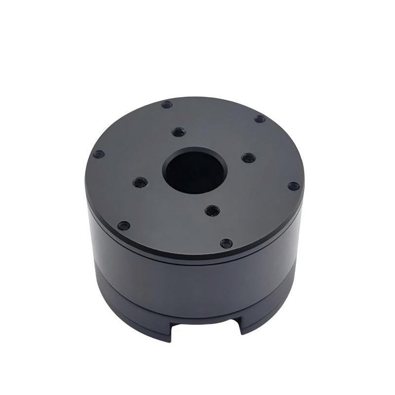 MUWEIDU K9040 brushless DC FOC servo motor, top mounting face with center bore and screw holes