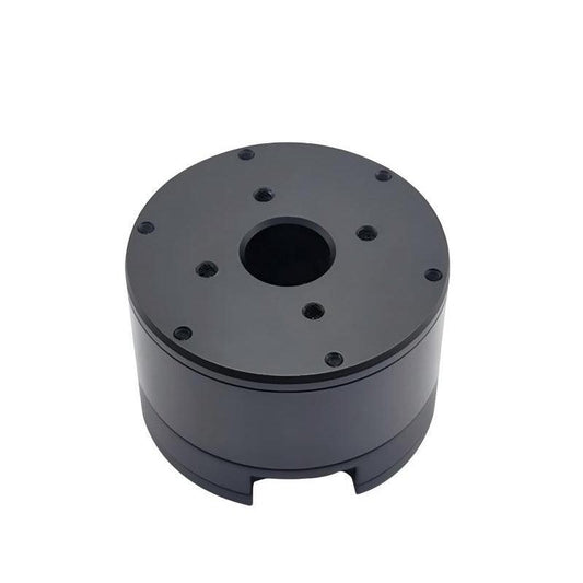 MUWEIDU K9040 brushless DC FOC servo motor, top mounting face with center bore and screw holes