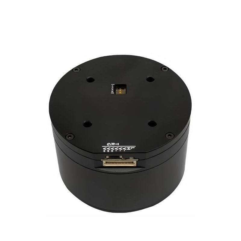 MUWEIDU L7050 brushless DC servo motor, top view with front connector port and mounting holes