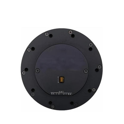 MUWEIDU TS9010-9 servo geared drive rear cover, circular housing with central multi-pin port and RT markings