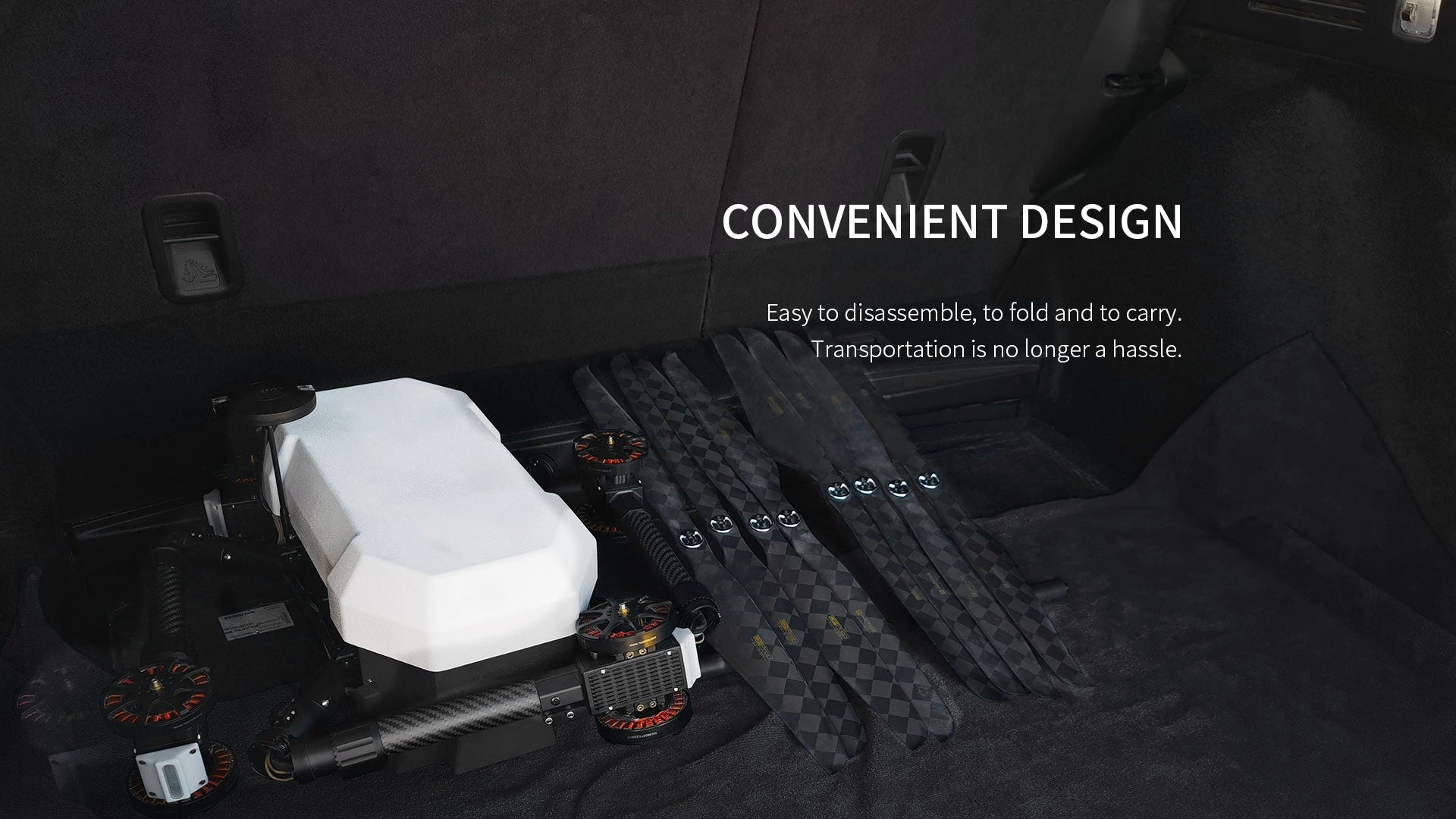 T-Motor T-Drone MX860 Industrial Drone - 9kg Payload 40 Minutes Coaxial Multi-rotor UAV Drone Heavy Payload Platform for Industrial Applications 6 T-Motor T-Drone, CONVENIENT DESIGN Easy to disassemble; to fold and to carry: Transportation is no