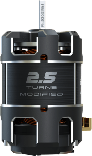 SkyRC ARES PRO 4 1/10 sensored brushless motor, 2.5T Modified can label front view