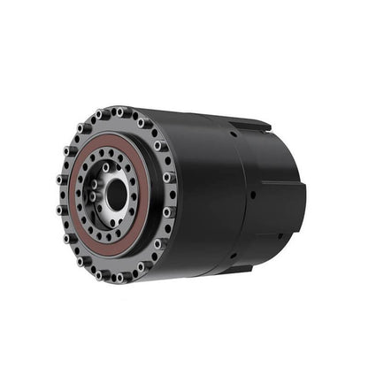 MagicLab H70 motor module for robotics, angled view showing circular mounting flange and bolt pattern
