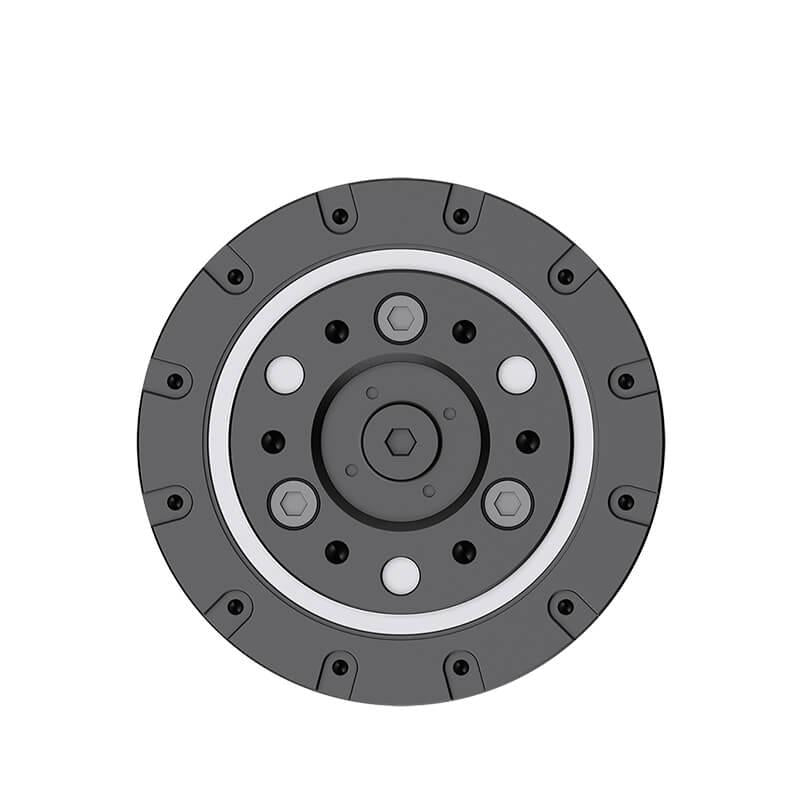 MagicLab P110 motor front view with circular flange, center hex socket, and mounting holes